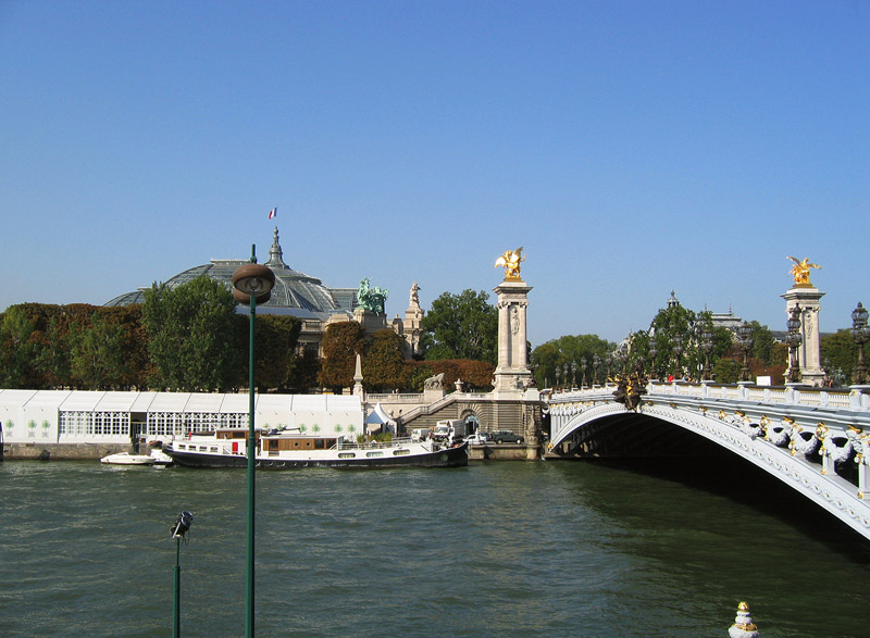 Мост Александра III, Grand Palais и Port Des Champs Elysees