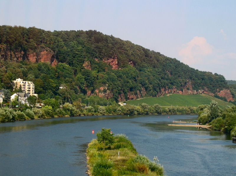 Вид на реку Мозель с Kaiser-Wilhelm-Brucke